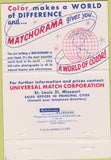 Matchbook Cover - Universal Match Corp Ernest Schwartz Pittsburgh PA 40 Strike