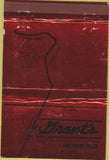Matchbook Cover - Grant's San Francisco CA red 40 Strike