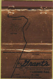 Matchbook Cover - Grant's San Francisco CA bronz 40 Strike