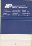 Matchbook Cover - Waukesha Pearce Tractors Houston Dallas TX 40 Strike