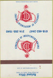 Matchbook Cover - Congress of Independent Unions Alton IL 40 Strike