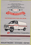 Matchbook Cover - Overhead Door of Greensboro NC 40 Strike