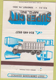 Matchbook Cover - Super City Manufacturing Somerset PA 40 Strike