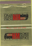 Matchbook Cover - HM Package Delivery Service Philadelphia PA 40 Strike