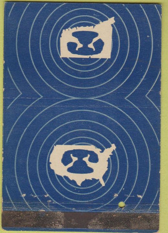 Matchbook Cover - Southern New England Telephone CO WEAR 40 Strike