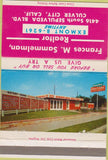Matchbook Cover - Frances M Sammelman Realtor Culver City CA 40 Strike
