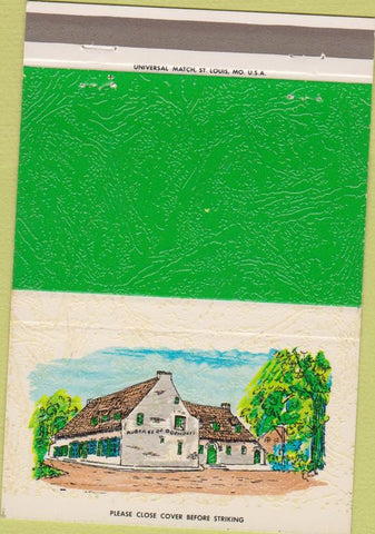 Matchbook Cover - L'Auberge de Boendael Brussels 40 Strike