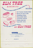 Matchbook Cover - Elk Tree Bakeries Appleton WI 40 Strike