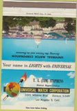 Matchbook Cover - Universal Match Corp Tim Stephens Los Angeles CA  40 Strike
