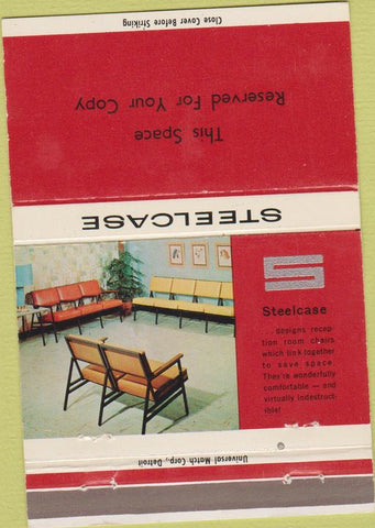Matchbook Cover - Steelcase Office Furniture NO CITY 40 Strike