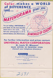 Matchbook Cover - Universal Match Corp Leonard Cohen Newtonville MA 40 Strike