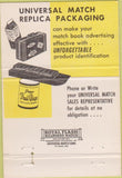 Matchbook Cover - Universal Match Corp Hubert Lichter Los Angeles CA 40 Strike