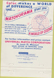 Matchbook Cover - Universal Match Corp Sulphur Springs TX Clyde Mayes 40 Strike