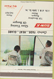 Matchbook Cover - Sun X Glass Tinting Bangor ME Du Pont 40 Strike
