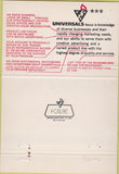 Matchbook Cover - Universal Match Corp Brandon MS Charlie Hendrix 40 Strike