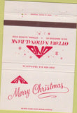 Matchbook Cover - Ottawa National Bank IL Christmas 40 Strike