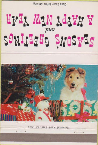 Matchbook Cover - Union Bank Trust Ottumwa IA Christmas 40 Strike