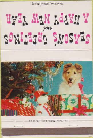 Matchbook Cover - Bank of Buchanan VA Christmas 40 Strike