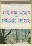 Matchbook Cover - Walt Mensch Match Dealer Garden Grove CA Christmas 40 Strike