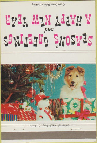 Matchbook Cover - First National Bank Killeen TX Christmas 40 Strike