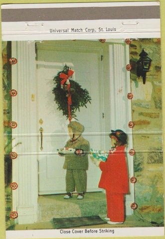 Matchbook Cover - First National Bank Killeen TX Christmas 40 Strike