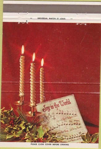 Matchbook Cover - Barre Trust Co Christmas 40 Strike