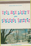 Matchbook Cover - Walt Mensch Match Dealer Garden Grove CA Christmas 40 Strike