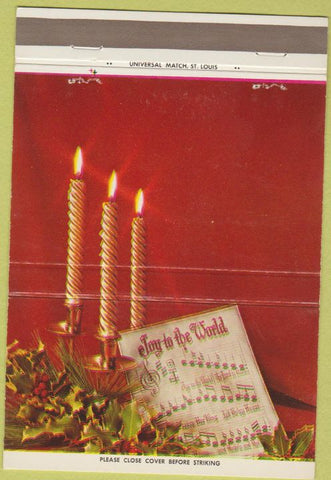 Matchbook Cover - Interstate Amiesite Corp Christmas 40 Strike