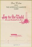 Matchbook Cover - Interstate Amiesite Corp Christmas 40 Strike
