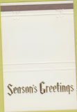 Matchbook Cover - Santa Fe Federal Savings Christmas 40 Strike