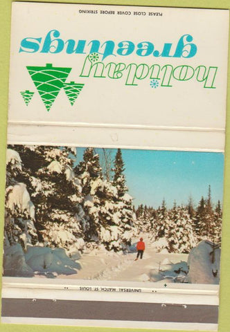 Matchbook Cover - Durows International House Christmas 40 Strike