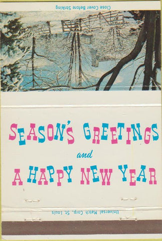 Matchbook Cover - Belmont Building Loan NC Christmas 40 Strike
