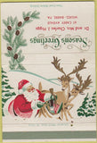 Matchbook Cover - Charles Higgs Wilkes Barre PA Christmas WORN 40 Strike