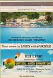 Matchbook Cover - Universal Match Corp Peter Kirkey Fort Lauderdale FL 40 Strike