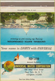 Matchbook Cover - Universal Match Corp Ned Land New York NY 40 Strike