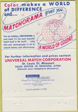 Matchbook Cover - Universal Match Corp Ned Land New York NY 40 Strike