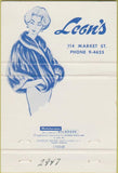 Matchbook Cover - Leon's Furs Johnstown PA girlie 40 Strike