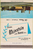 Matchbook Cover - Weinstein and Sons Funeral Home Chicago IL 40 Strike