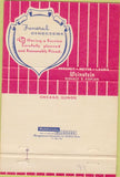 Matchbook Cover - Weinstein and Sons Funeral Home Chicago IL 40 Strike