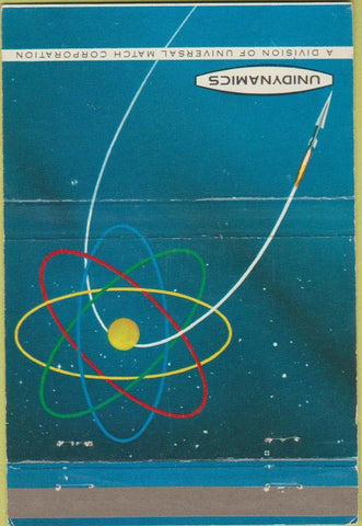 Matchbook Cover - Unidynamics weapons missles Corp St Louis MO 40 Strike