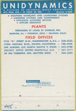 Matchbook Cover - Unidynamics weapons missles Corp St Louis MO 40 Strike
