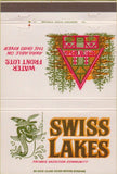 Matchbook Cover - Swiss Lakes Vacation Community Patriot IN 40 Strike