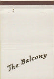 Matchbook Cover - The Balcony Fort Worth TX 40 Strike