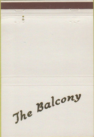 Matchbook Cover - The Balcony Fort Worth TX 40 Strike