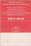 Matchbook Cover - Center Rental Sales Denver CO 40 Strike