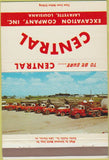 Matchbook Cover - Central Excavation Lafayette LA 40 Strike