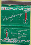 Matchbook Cover - Victory State Bank Kansas City MO Christmas 40 Strike