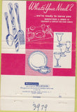Matchbook Cover - Combined Kitchen Equipment Newark NJ 40 Strike