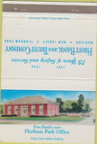 Matchbook Cover - First Bank Trust Madison Florham Park NJ 40 Strike