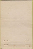 Matchbook Cover - Stegall Berheide Orr Funeral Home WEAR 40 Strike